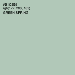 #B1C8B9 - Green Spring Color Image